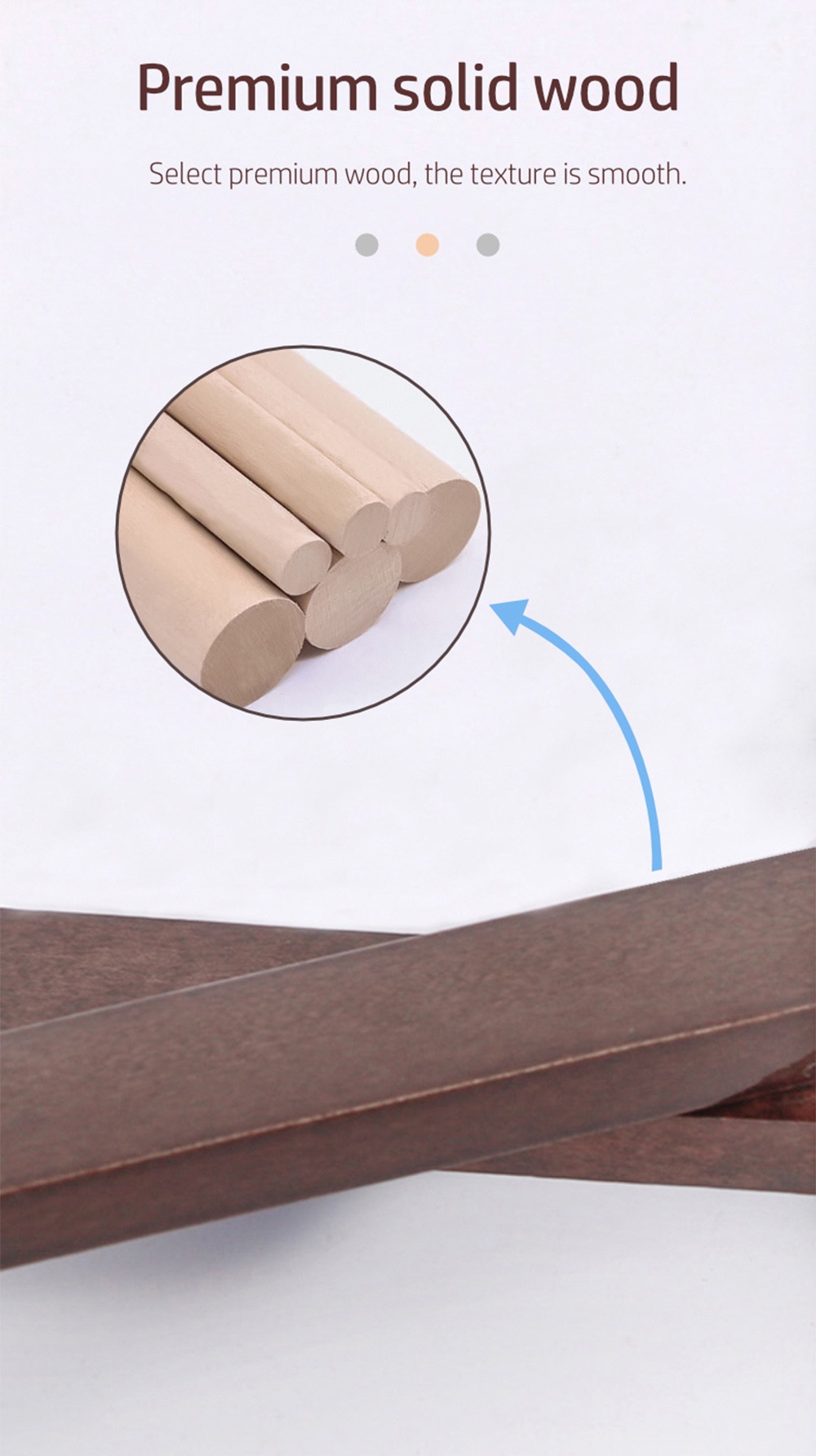 Premium Wooden Trousers Hanger-5